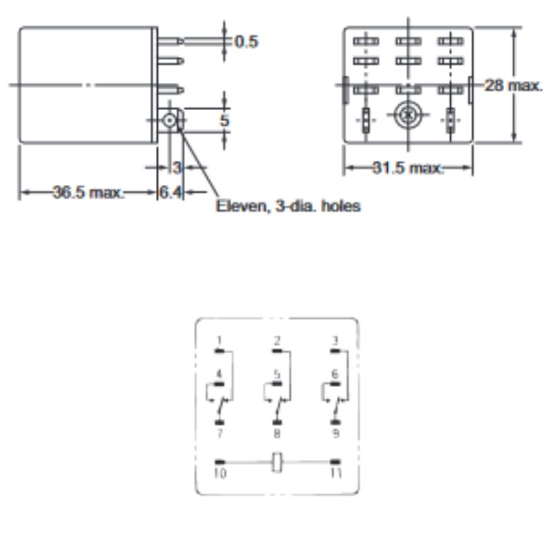 RELAY AC 110V 6232